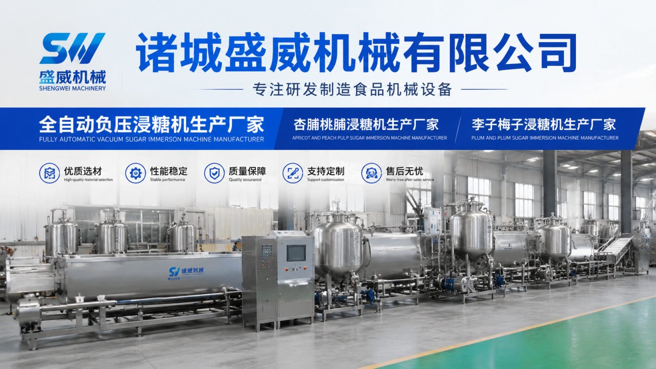 长治为果脯加工提供负压浸糖方案